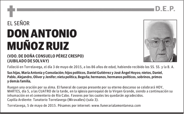 Don Antonio Muñoz Ruiz