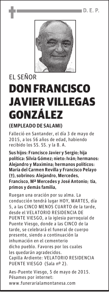 Francisco Javier Villegas González