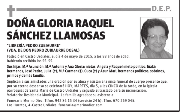 Gloria Raquel Sanchez