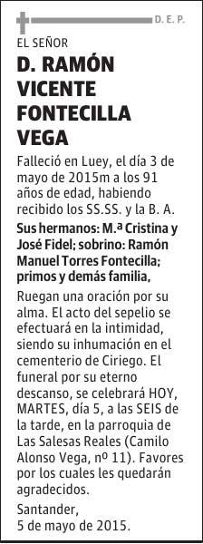 RAMÓN VICENTE FONTECILLA VEGA