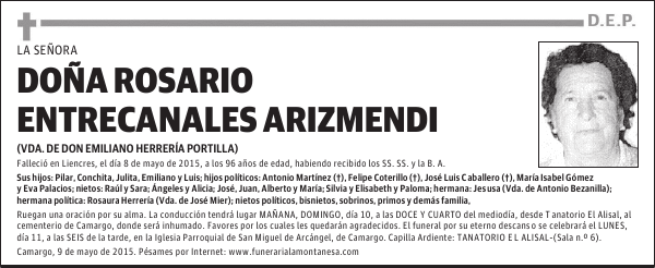 Rosario Entrecanales Arizmendi