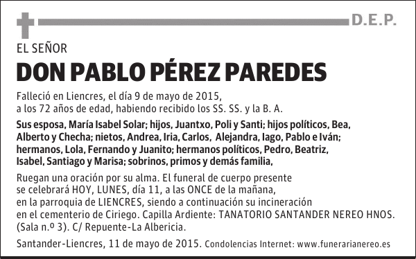 Pablo Pérez Paredes