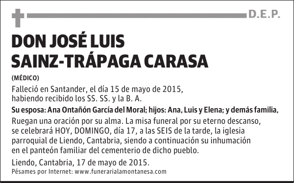 José Luis Sainz-Trápaga Carasa