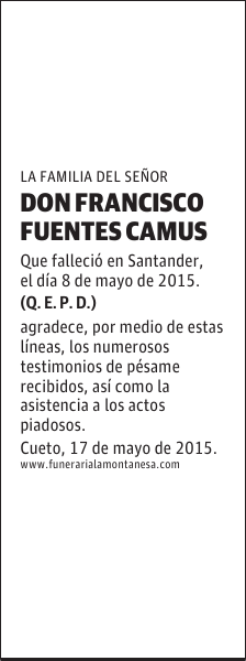 FRANCISCO FUENTES CAMUS