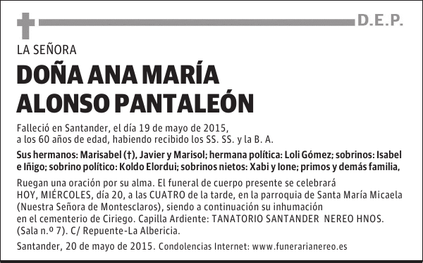 Ana María Alonso Pantaleón
