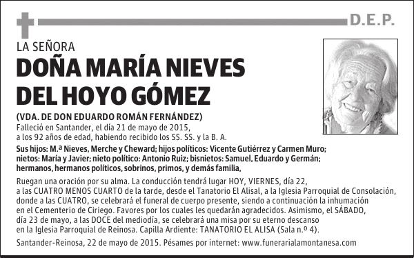 M.ª Nieves Del Hoyo Gómez