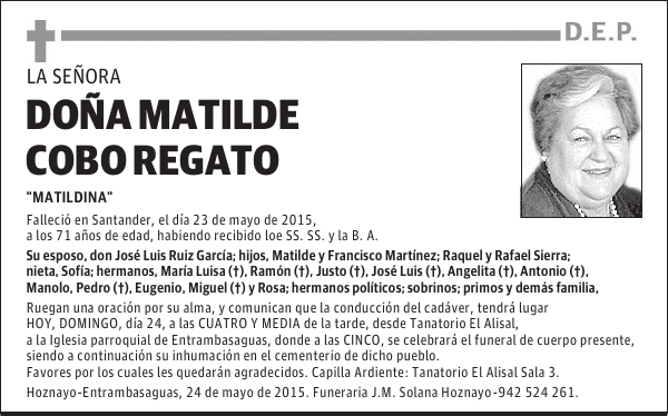 Matilde Cobo Regato