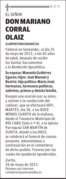 Mariano Corral Olaiz