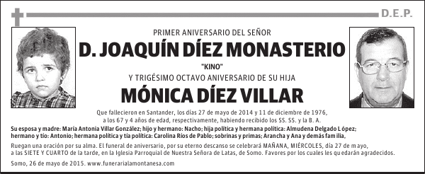 Joaqu n D ez Monasterio