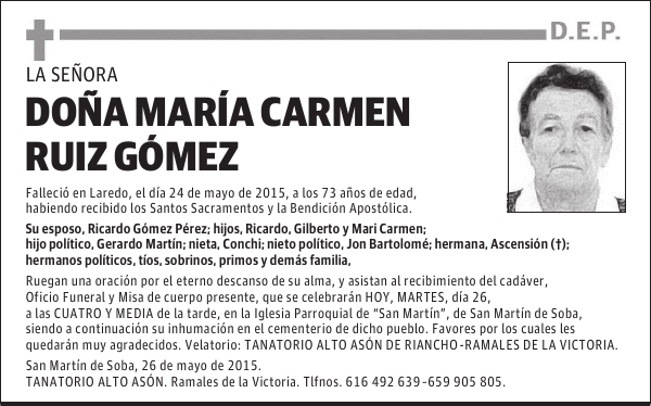 María Carmen Ruiz Gómez