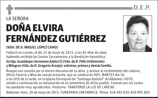 Elvira Fernández Gutiérrez