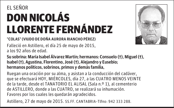 Nicolás Llorente Fernández
