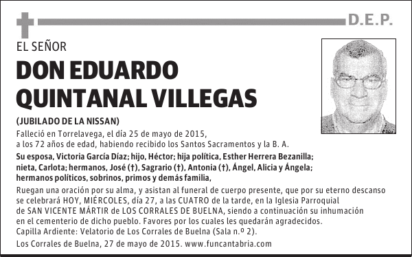 Eduardo Quintanal Villegas