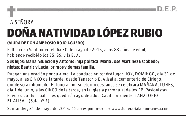 Natividad López Rubio