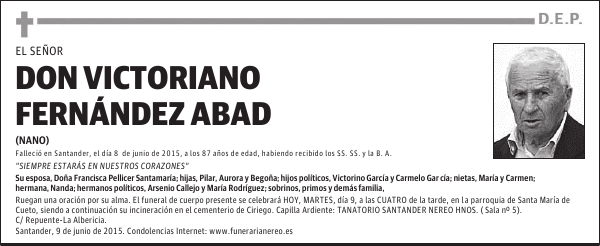 VICTORIANO FERNÁNDEZ ABAD
