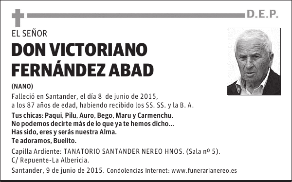 VICTORIANO FERNÁNDEZ ABAD