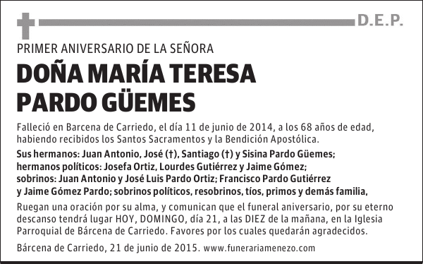 María Teresa Pardo Güemes