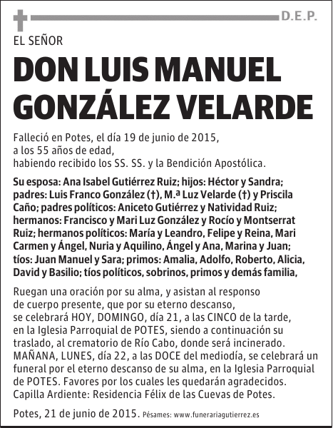 Luis Manuel González Velarde