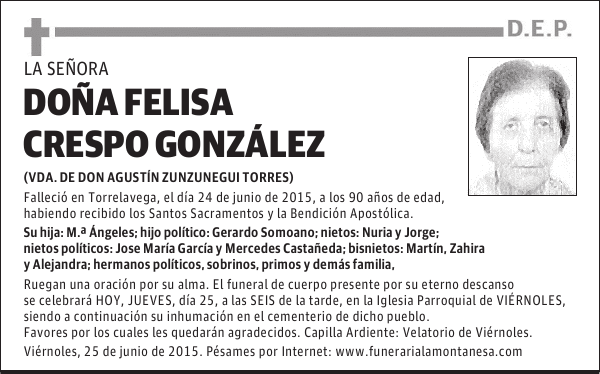 Felisa Crespo González