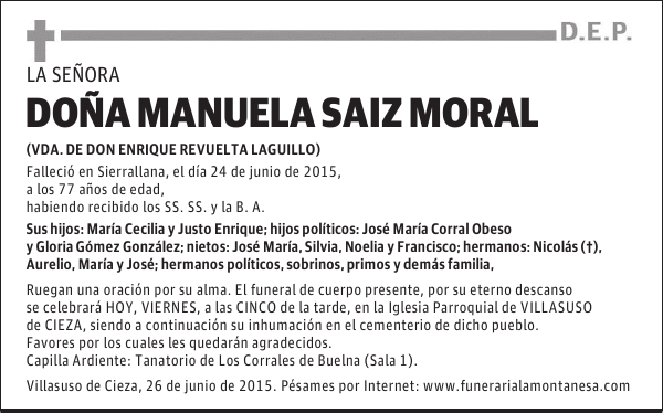 Manuela Saiz Moral