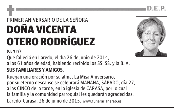 Vicenta Otero Rodríguez