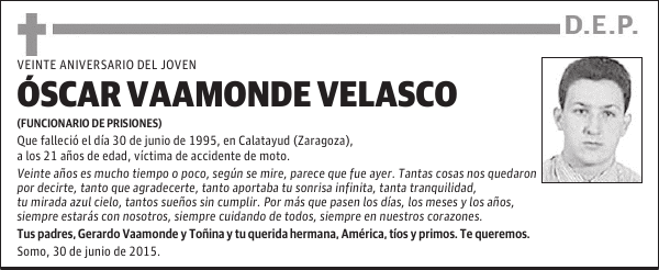 Oscar Vaamonde Velasco