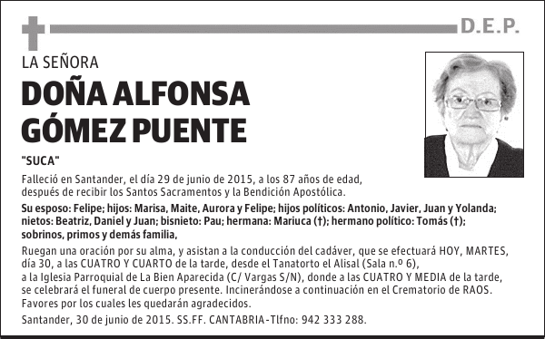 Alfonsa Gómez Puente
