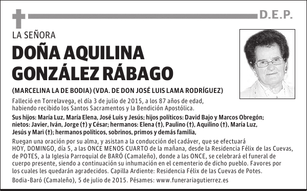 Aquilina González Rábago