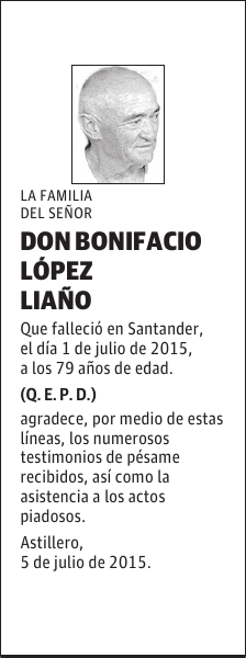 Bonifacio López Liaño
