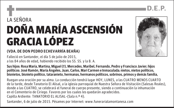 María Ascensión Gracia López