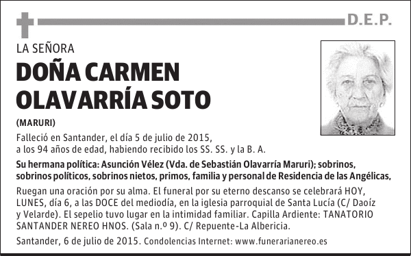 Carmen Olavarría Soto