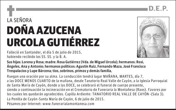 Azucena Urcola Gutiérrez