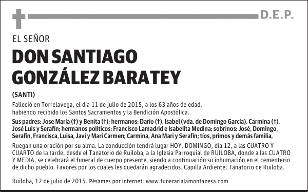 Santiago González Baratey