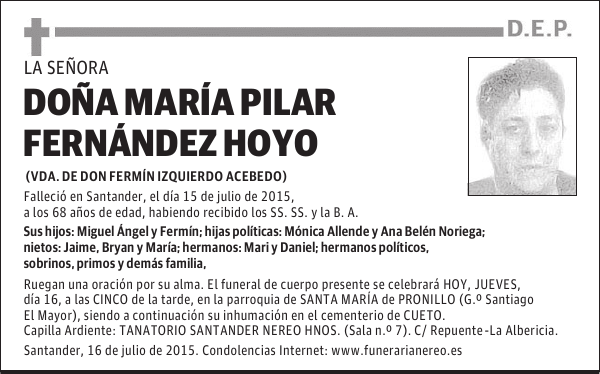 María Pilar Fernández Hoyo