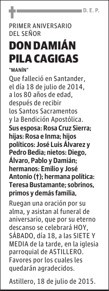 Damian Pila Cagigas