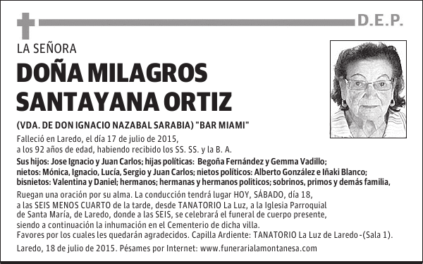 Milagros Santayana Ortiz