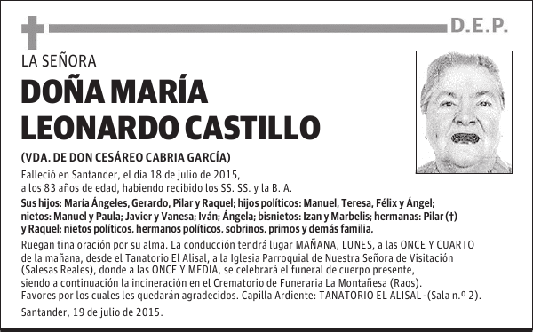 María Leonardo Castillo