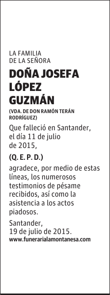 Josefa López Guzmán