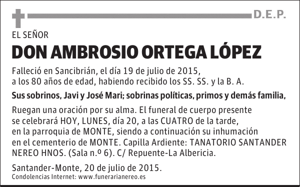 Ambrosio Ortega López