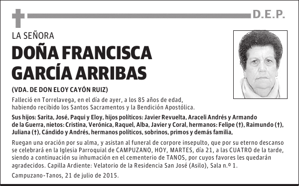 Francisca García Arribas