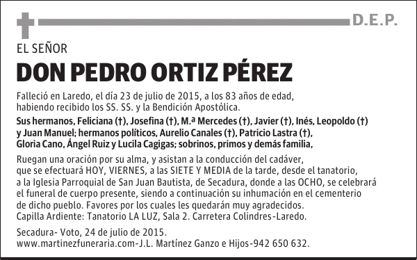 Pedro Ortiz Pérez