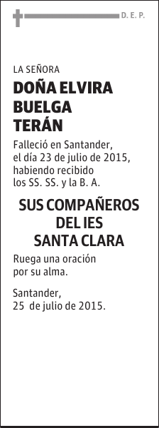 ELVIRA BUELGA TERÁN