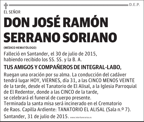 José Ramón Serrano Soriano 2