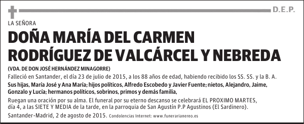 MARIA DEL CARMEN RODRIGUEZ