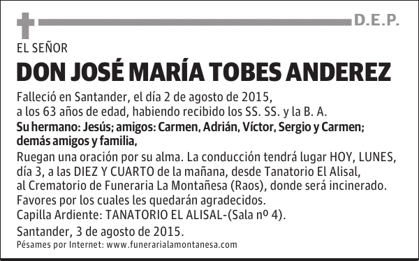 José María Tobes Anderez