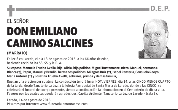 Don Emiliano Camino Salcines