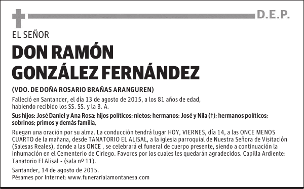 Don Ramón González Fernández
