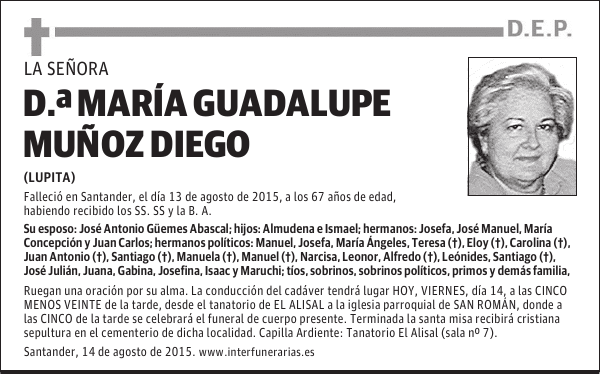 MARIA GUADALUPE MUÑOZ DIEGO