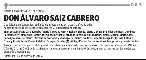 ALVARO SAIZ CABRERO