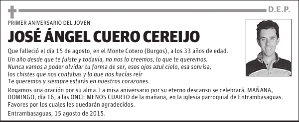 JOSÉ ÁNGEL CUERO CEREIJO